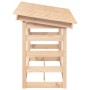 Holzscheithalter aus massivem Kiefernholz, 108 x 64,5 x 78 cm von vidaXL, Zubehör für Taschen und Brennholzhalter - Ref: Foro...