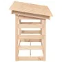Holzscheithalter aus massivem Kiefernholz, 108 x 64,5 x 78 cm von vidaXL, Zubehör für Taschen und Brennholzhalter - Ref: Foro...