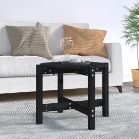Solid black pine wood coffee table 62.5x45 cm by vidaXL, Coffee table - Ref: Foro24-822306, Price: 37,44 €, Discount: %