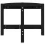 Couchtisch aus massivem schwarzem Kiefernholz, 62,5 x 45 cm von vidaXL, Couchtisch - Ref: Foro24-822306, Preis: 37,44 €, Raba...