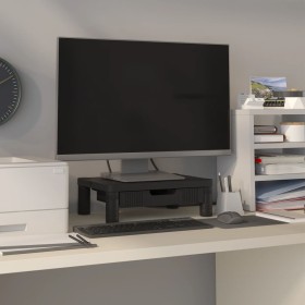 Schwarzer Monitorständer 43x30,5x13 cm von vidaXL, TV-Möbel - Ref: Foro24-51722, Preis: 18,46 €, Rabatt: %