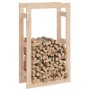 Kaminholzregal Kiefer massiv 60x25x100 cm von vidaXL, Zubehör für Taschen und Brennholzhalter - Ref: Foro24-822412, Preis: 51...