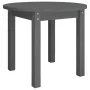 Solid gray pine wood coffee table Ø 55x45 cm by vidaXL, Coffee table - Ref: Foro24-822329, Price: 45,73 €, Discount: %