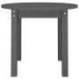 Couchtisch aus massivem grauem Kiefernholz Ø 55x45 cm von vidaXL, Couchtisch - Ref: Foro24-822329, Preis: 46,29 €, Rabatt: %