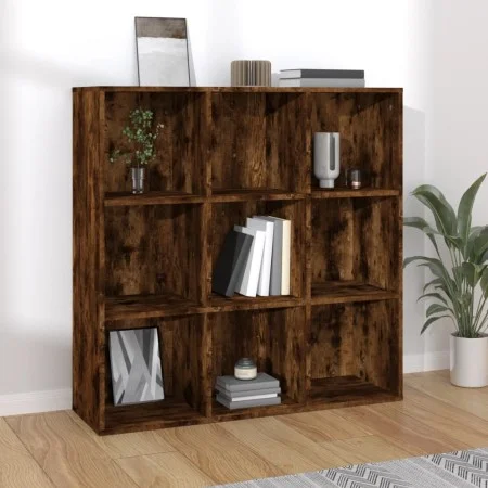 Smoked oak shelf 98x29x97.5 cm by vidaXL, Bookcases and shelves - Ref: Foro24-815450, Price: 75,37 €, Discount: %