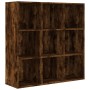 Regal aus geräucherter Eiche, 98 x 29 x 97,5 cm von vidaXL, Bücherregale und Regale - Ref: Foro24-815450, Preis: 76,58 €, Rab...