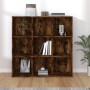 Regal aus geräucherter Eiche, 98 x 29 x 97,5 cm von vidaXL, Bücherregale und Regale - Ref: Foro24-815450, Preis: 76,58 €, Rab...