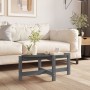 Solid gray pine wood coffee table 87x48x35 cm by vidaXL, Coffee table - Ref: Foro24-822324, Price: 36,91 €, Discount: %