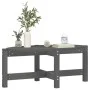Couchtisch aus massivem grauem Kiefernholz, 87 x 48 x 35 cm von vidaXL, Couchtisch - Ref: Foro24-822324, Preis: 36,91 €, Raba...