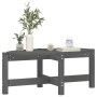 Solid gray pine wood coffee table 87x48x35 cm by vidaXL, Coffee table - Ref: Foro24-822324, Price: 36,91 €, Discount: %