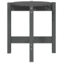 Couchtisch aus massivem Kiefernholz grau Ø42,5x45 cm von vidaXL, Couchtisch - Ref: Foro24-822314, Preis: 24,60 €, Rabatt: %