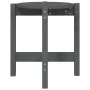 Solid gray pine wood coffee table Ø42.5x45 cm by vidaXL, Coffee table - Ref: Foro24-822314, Price: 24,60 €, Discount: %