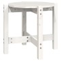 Couchtisch aus massivem weißem Kiefernholz Ø52,5x45 cm von vidaXL, Couchtisch - Ref: Foro24-822308, Preis: 30,73 €, Rabatt: %