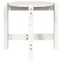Couchtisch aus massivem weißem Kiefernholz Ø52,5x45 cm von vidaXL, Couchtisch - Ref: Foro24-822308, Preis: 30,73 €, Rabatt: %