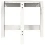 Solid white pine wood coffee table Ø52.5x45 cm by vidaXL, Coffee table - Ref: Foro24-822308, Price: 30,46 €, Discount: %