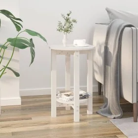 Couchtisch aus massivem weißem Kiefernholz Ø40x60 cm von vidaXL, Couchtisch - Ref: Foro24-822358, Preis: 48,24 €, Rabatt: %