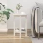 Couchtisch aus massivem weißem Kiefernholz Ø40x60 cm von vidaXL, Couchtisch - Ref: Foro24-822358, Preis: 48,24 €, Rabatt: %