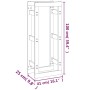 Kaminholzregal Kiefer massiv honigbraun 41x25x100cm von vidaXL, Zubehör für Taschen und Brennholzhalter - Ref: Foro24-822410,...