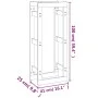 Kaminholzregal Kiefer massiv honigbraun 41x25x100cm von vidaXL, Zubehör für Taschen und Brennholzhalter - Ref: Foro24-822410,...