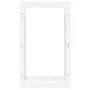 Estante para leña madera maciza de pino blanco 60x25x100 cm de vidaXL, Accesorios para bolsas y soportes de leña - Ref: Foro2...