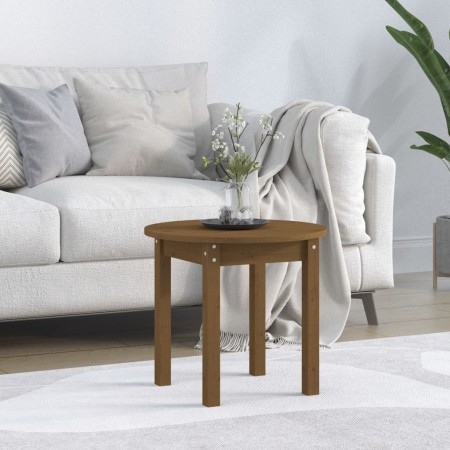 Couchtisch aus massiver Kiefer honigbraun Ø 45x40 cm von vidaXL, Couchtisch - Ref: Foro24-822335, Preis: 29,02 €, Rabatt: %