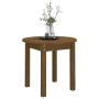Solid pine wood honey brown Ø 45x40 cm coffee table by vidaXL, Coffee table - Ref: Foro24-822335, Price: 28,71 €, Discount: %