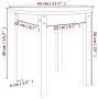 Couchtisch aus massiver Kiefer honigbraun Ø 45x40 cm von vidaXL, Couchtisch - Ref: Foro24-822335, Preis: 28,71 €, Rabatt: %