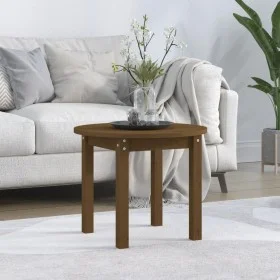 Honey brown solid pine wood coffee table Ø 55x45 cm by vidaXL, Coffee table - Ref: Foro24-822330, Price: 35,86 €, Discount: %