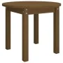 Honey brown solid pine wood coffee table Ø 55x45 cm by vidaXL, Coffee table - Ref: Foro24-822330, Price: 35,86 €, Discount: %