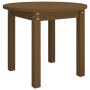Honigbrauner Couchtisch aus massivem Kiefernholz Ø 55x45 cm von vidaXL, Couchtisch - Ref: Foro24-822330, Preis: 36,19 €, Raba...