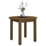 Honey brown solid pine wood coffee table Ø 55x45 cm by vidaXL, Coffee table - Ref: Foro24-822330, Price: 36,19 €, Discount: %