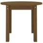 Honey brown solid pine wood coffee table Ø 55x45 cm by vidaXL, Coffee table - Ref: Foro24-822330, Price: 35,86 €, Discount: %