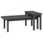 2-piece coffee table set in solid gray pine wood by vidaXL, Coffee table - Ref: Foro24-822364, Price: 61,52 €, Discount: %