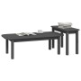 2-piece coffee table set in solid gray pine wood by vidaXL, Coffee table - Ref: Foro24-822364, Price: 61,52 €, Discount: %
