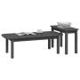 2-piece coffee table set in solid gray pine wood by vidaXL, Coffee table - Ref: Foro24-822364, Price: 61,52 €, Discount: %
