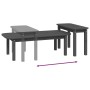 2-piece coffee table set in solid gray pine wood by vidaXL, Coffee table - Ref: Foro24-822364, Price: 61,52 €, Discount: %