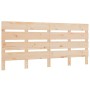 Estructura de cama sin colchón madera maciza de pino 140x190 cm