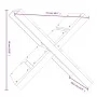Weißer Brennholzhalter aus massivem Kiefernholz 47x39,5x48 cm von vidaXL, Zubehör für Taschen und Brennholzhalter - Ref: Foro...