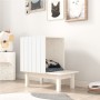 Solid white pine wood cat house 60x36x60 cm by vidaXL, Cat furniture - Ref: Foro24-822453, Price: 53,03 €, Discount: %