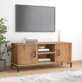 TV-Schrank aus massivem braunem Kiefernholz 110x35x48 cm von vidaXL, TV-Möbel - Ref: Foro24-349917, Preis: 162,49 €, Rabatt: %