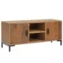 Mueble para TV madera maciza de pino marrón 110x35x48 cm de vidaXL, Muebles TV - Ref: Foro24-349917, Precio: 162,49 €, Descue...
