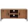 TV-Schrank aus massivem braunem Kiefernholz 110x35x48 cm von vidaXL, TV-Möbel - Ref: Foro24-349917, Preis: 168,60 €, Rabatt: %