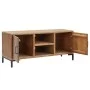 TV-Schrank aus massivem braunem Kiefernholz 110x35x48 cm von vidaXL, TV-Möbel - Ref: Foro24-349917, Preis: 162,49 €, Rabatt: %