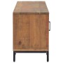 Mueble para TV madera maciza de pino marrón 110x35x48 cm de vidaXL, Muebles TV - Ref: Foro24-349917, Precio: 168,60 €, Descue...