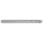 Jardinera arriate acero galvanizado plata 600x140x36 cm