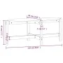Massiver Couchtisch aus honigbraunem Kiefernholz, 118 x 63 x 45 cm von vidaXL, Couchtisch - Ref: Foro24-822320, Preis: 55,58 ...