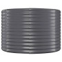 Jardinera arriate acero galvanizado antracita 100x100x68cm