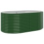 Jardinera arriate acero galvanizado verde 175x100x68 cm