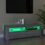 TV-Ständer mit grauen LED-Leuchten Sonoma 120x35x40 cm von vidaXL, TV-Möbel - Ref: Foro24-815688, Preis: 74,86 €, Rabatt: %