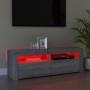 TV-Ständer mit grauen LED-Leuchten Sonoma 120x35x40 cm von vidaXL, TV-Möbel - Ref: Foro24-815688, Preis: 74,86 €, Rabatt: %